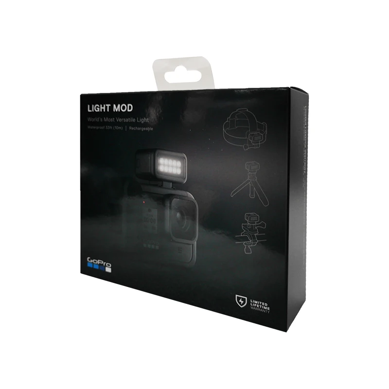 Скидка GOPRO HERO9 / HERO8 / HERO7 Black Camera светильник Mod Go Pro официальный оригинальный аксессуар