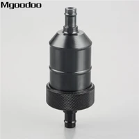 mgoodoo universal 8mm 516 chrome aluminum fuel filter car petrol diesel inline for motorcycle scooters fuel filters 5colors