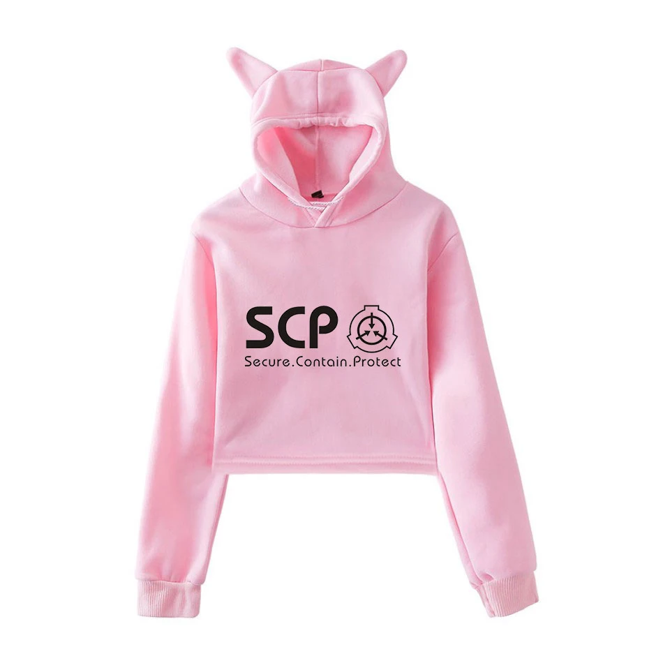

Frdun 2019 Scp Foundation print Cat Hoodies for Women summer pop Hoodies Sweatshirt Sexy K-pop cat hooded Harajuku plus Size