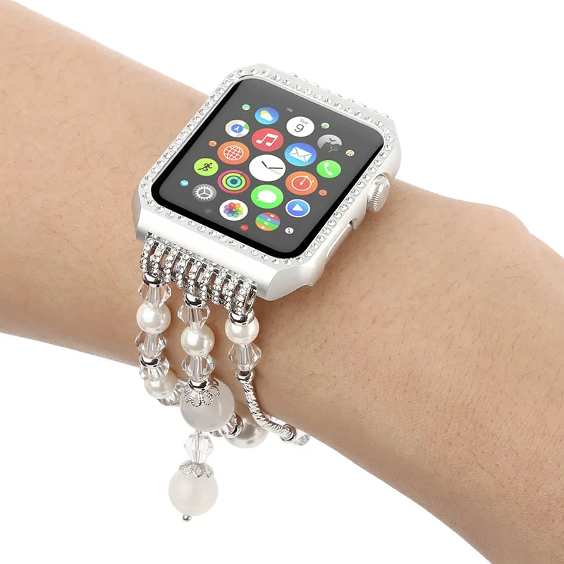 Хохлатая diamond ремешок для наручных часов Apple Watch 42 мм 38 версия Iwatch серии 3/2/1