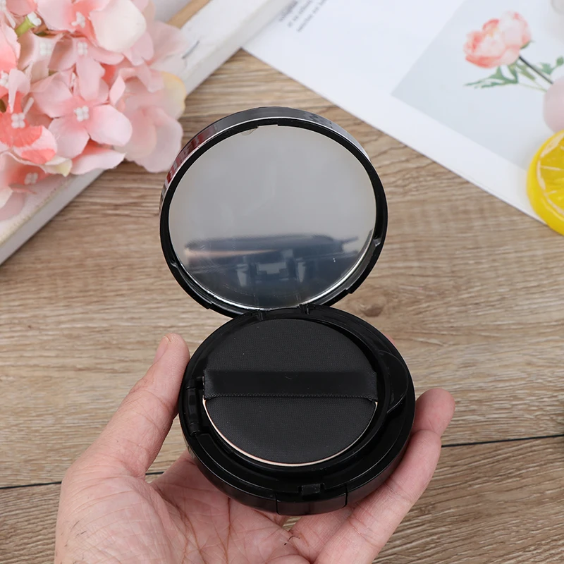 1set Empty Air Cushion Puff Box CC Cream Container Dressing Case Sponge Mirror mutli-type to choose