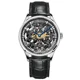 AGELOCER Black Skeleton Men Mechanical Watches Waterproof Leather Watch Casual Wristwatch Relogio Masculino Erkek Kol Saati Other Image