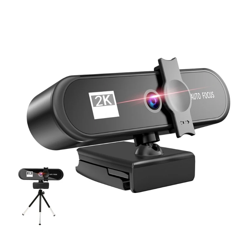 

H052 1/2/4/8K 1080P Computer Camera, Auto Focus Lens Free Drive, Built-in Microphone Webcam Privacy Cover Speaker 1080P