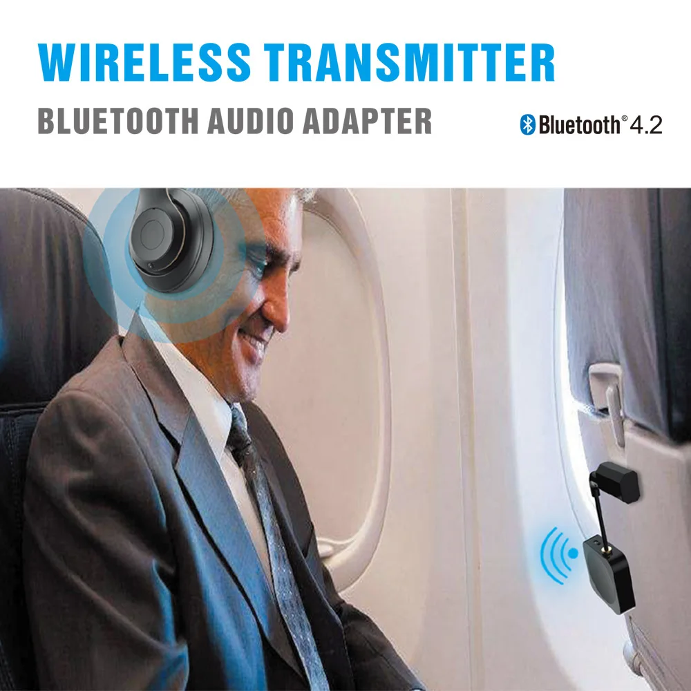 Bluetooth 5 0 Aptx LL передатчик полета для самолетов с низкой задержкой A2DP беспроводной