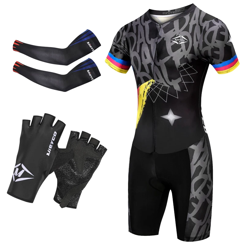 

Men's Bicycle Suits With Shorts 2022 Cycling Jersey Triathlon Suit Jumpsuit Swimsuit Running Swimming Equipamento De Ciclismo