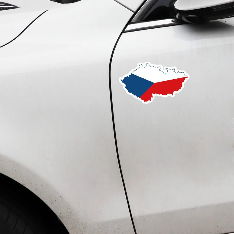 EBdecal личность Чехия Карта Флаг для Авто/бампер/окно/настенные наклейки DIY Декор