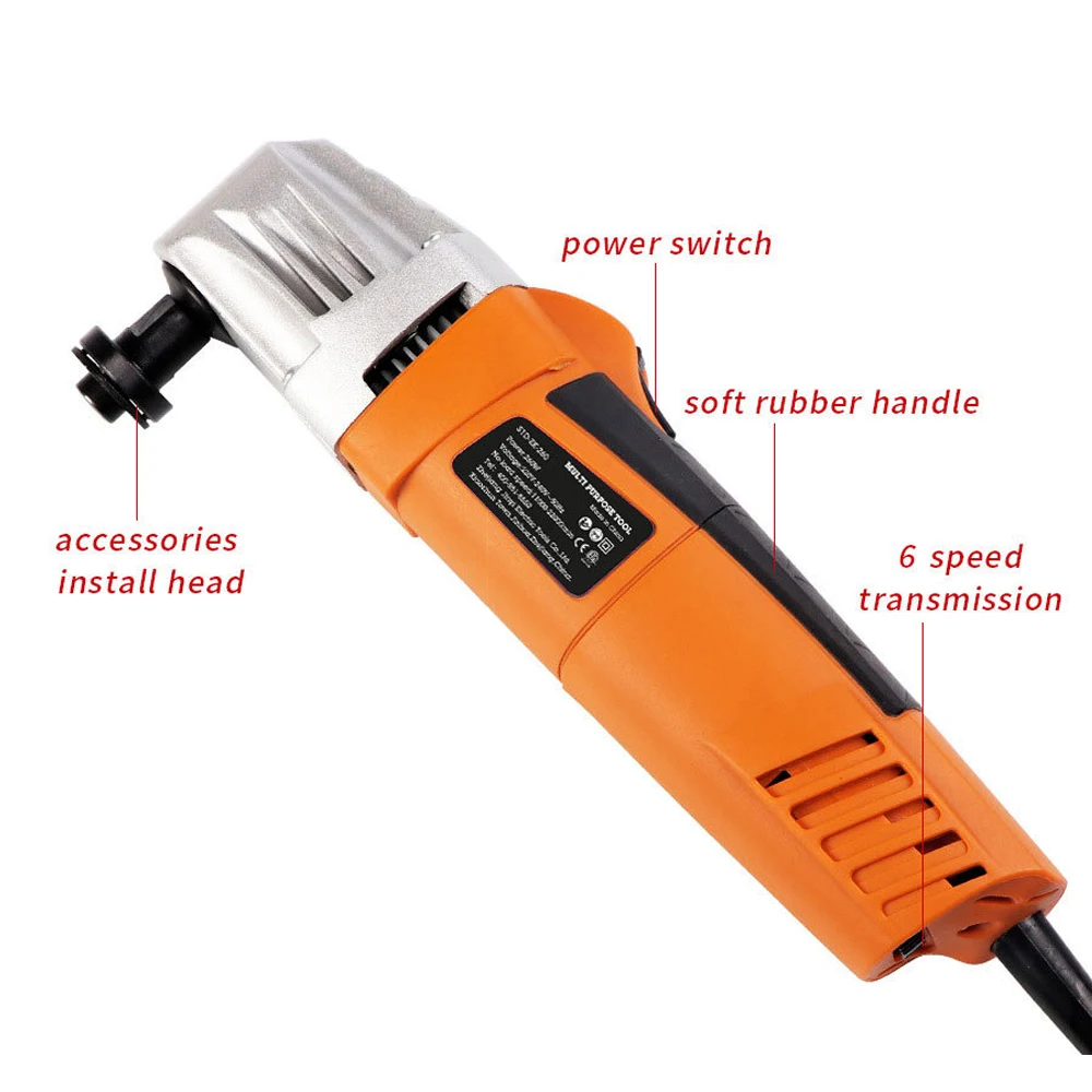 

Multifunctional Electric Trimmer Oscillating Saw Various Speed Woodworking Finishing Machine Swing Shovel Multi Purpose Tool
