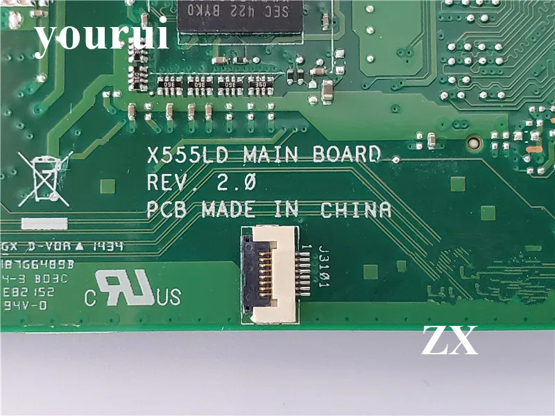 Материнская плата X555LD i3 4 Гб REV: 2,0 ram для ASUS X555LP X555L F555L K555L W519L материнская плата для ноутбука X555LA тест ОК
