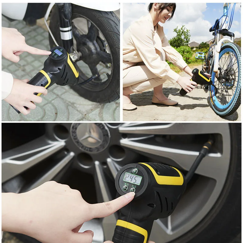 Портативный портативный автомобильныйкомпрессор для шин электрический