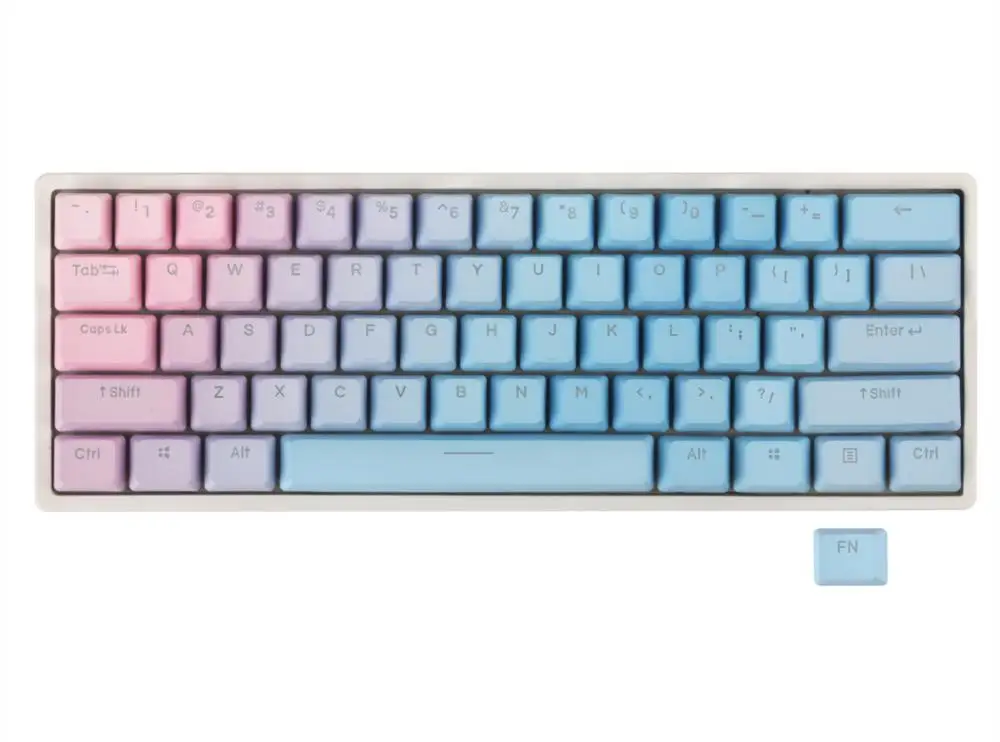 

PBT keycap Poker2 gh60 61 keys are available in a variety of colors, suitable for most mechanical keyboards