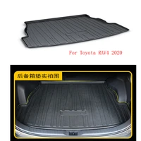 car trunk mat for toyota rav4 the fifth generation 2020 cargo liner accessories interior boot tpo tpe tail box mat car styling