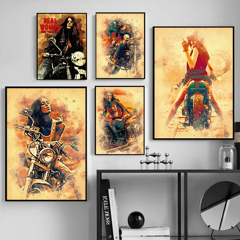 

Картина «мотоцикл», фотография на холсте детской спальни, Настенный декор, крутые картины на мотоцикл, домашний декор