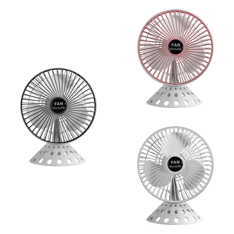 Электрический USB-вентилятор с большой головкой бытовой портативный
