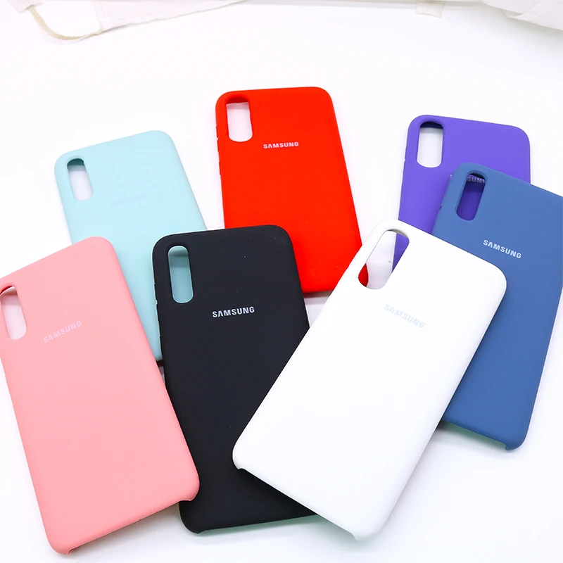 A70 Case Original Samsung Galaxy Silky Silicone Cover High Quality Soft-Touch Back Protective a70. | Мобильные телефоны и