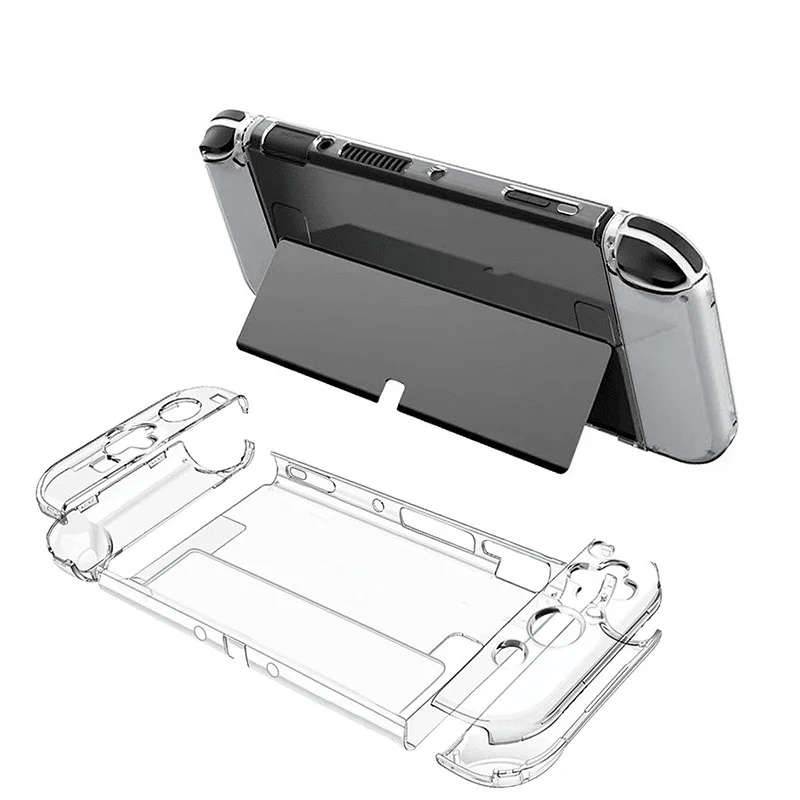 

Suitable for Nintendo switch OLED crystal shell split PC transparent protective shell ns OLED personalized protective shell