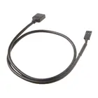 1 шт. 5 в 3PIN RGB VDG адаптер, линейный разъем для материнской платы 5 в 3Pin VDG к обычному 3Pin Конверсионный кабель черный