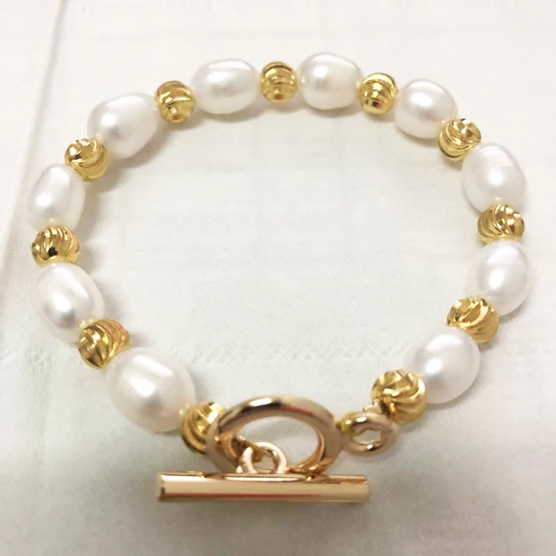 Новый женский гламурный браслет MOLAYE ремешок из натурального пресноводного