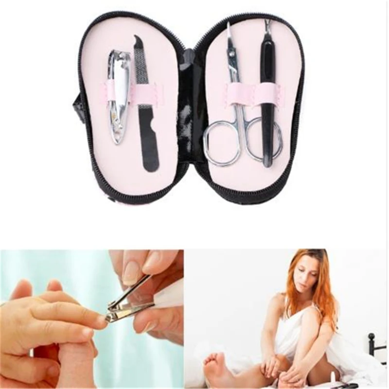 Набор инструментов для маникюра и педикюра кусачки ногтей игла акне пилка