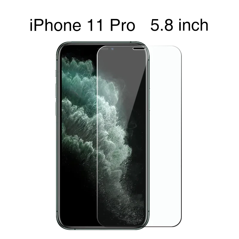 For iPhone 11 Pro Закаленное стекло для iPhone X XS MAX XR Защитная пленка для экрана для iPhone 11 pro max Защитное стекло для iPhone XS max 6 6s 7 8 X - Цвет: For iPhone 11 Pro