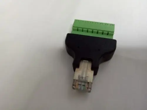 10PCS RG45 8P8C Male 8 Pin AV Terminal Screw Adapter For Cat5 Cat5e Cable New | Обустройство дома