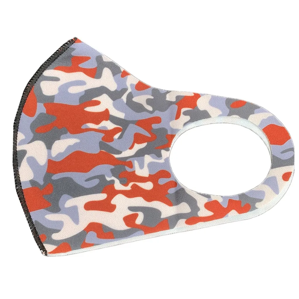 

5PC Camouflage Masks Anti PM2.5 Pollution Breathable Mouth Face Masks Reusable Washable Cotton Masque Protective Mascarillas
