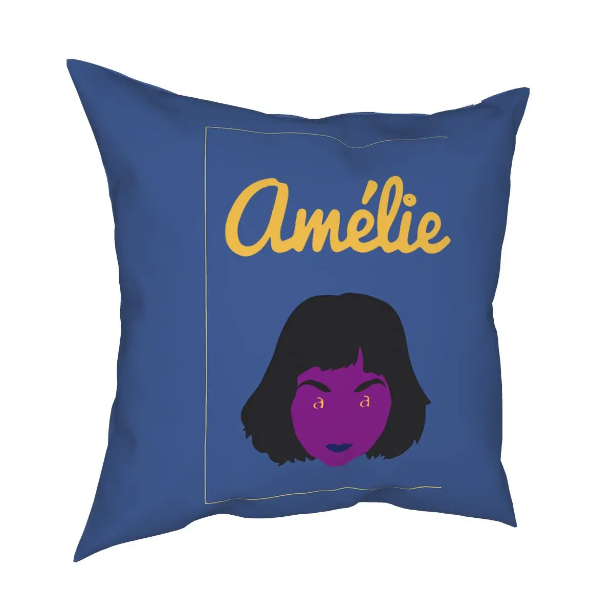 Amelie Забавный синий наволочка декоративные подушечки для дома подушка Гостиная