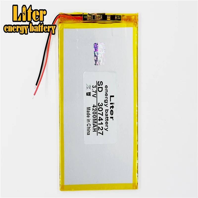 

3.7V 4200 mah tablet general polymer lithium 3074127