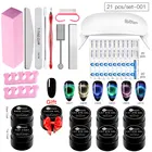 Набор для дизайна ногтей Mtssii 9D Гель-лак для ногтей с эффектом кошачий глаз, хамелеон для использования с магнитом, стойкий Сияющий лак для ногтей