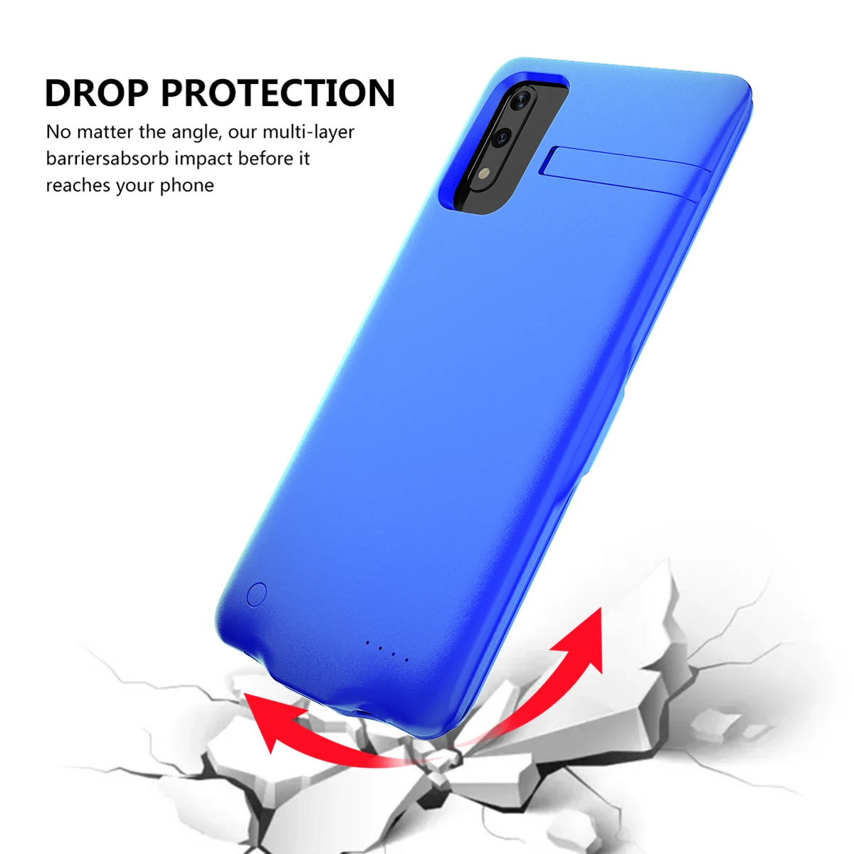 Для huawei Honor 9X Honor 9X Pro Чехол для зарядного устройства 6500 мАч удлинение резервного копирования зарядки Powerbank чехол для Honor 9X Чехол подставка