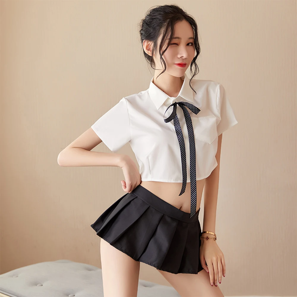 

Sexy Lingerie Teacher Female Secretary Costumes Seduction OL Erotic Underwear Student Uniform Temptation Pajamas Set for Women