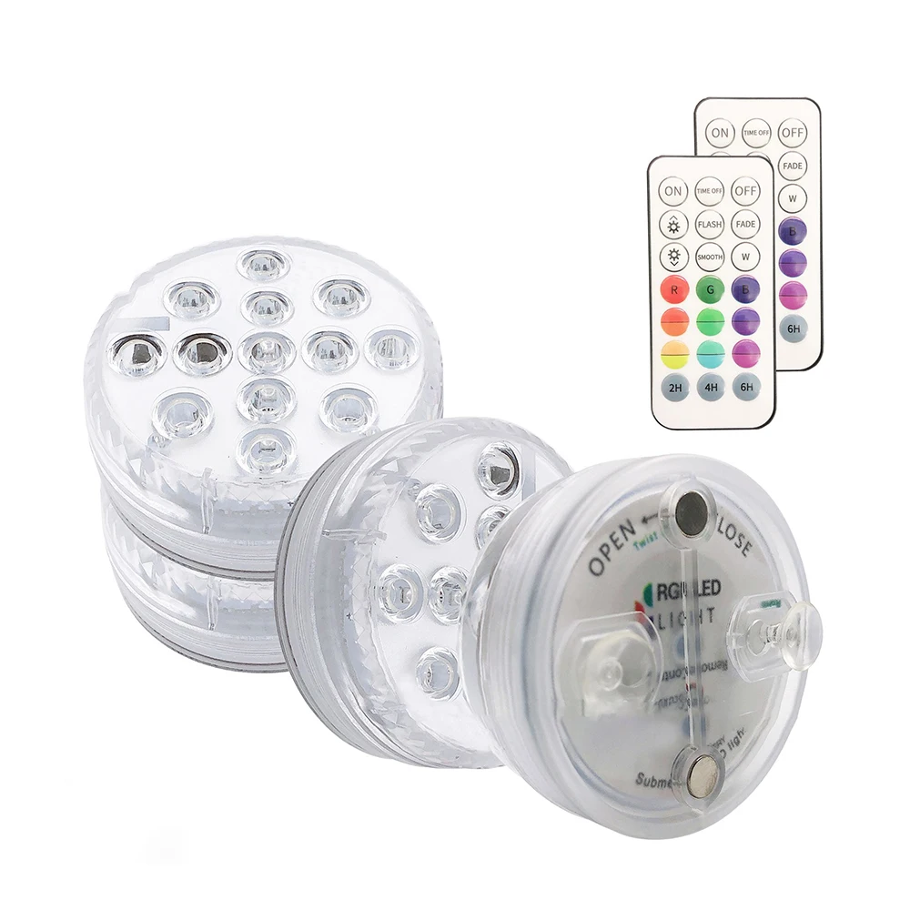 

Магнитный светильник на присоске для плавательного бассейна RGB 13LED, водонепроницаемый светильник для подводной съемки