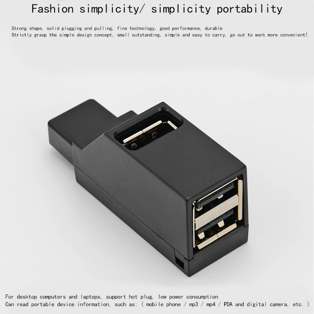 Концентратор USB 3 0 2 адаптер-удлинитель мини-разветвитель порта для ПК ноутбука