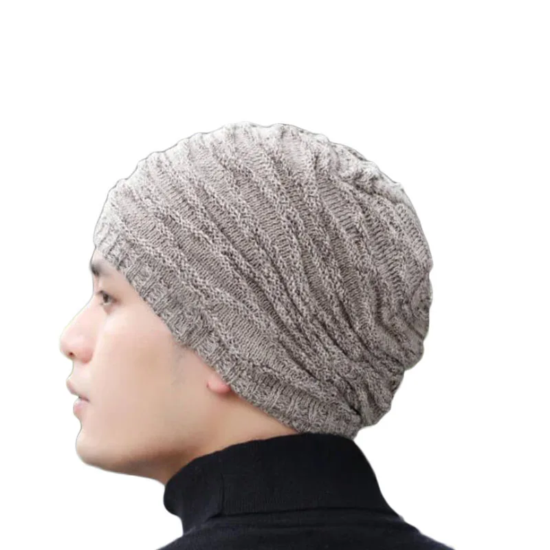 Зимняя шапка SUOGRY унисекс чулки для мужчин и женщин облегающие шапки полосатая