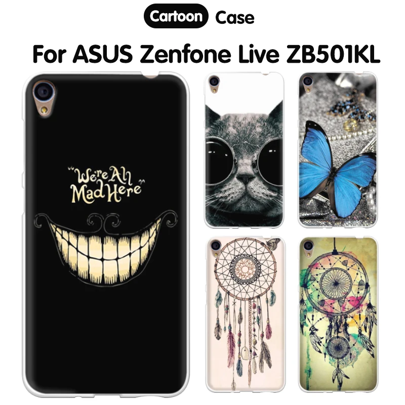 Чехол EiiMoo для Asus Zenfone Max Plus M1 ZB570TL силиконовый мягкий чехол с мультяшным принтом ASUS