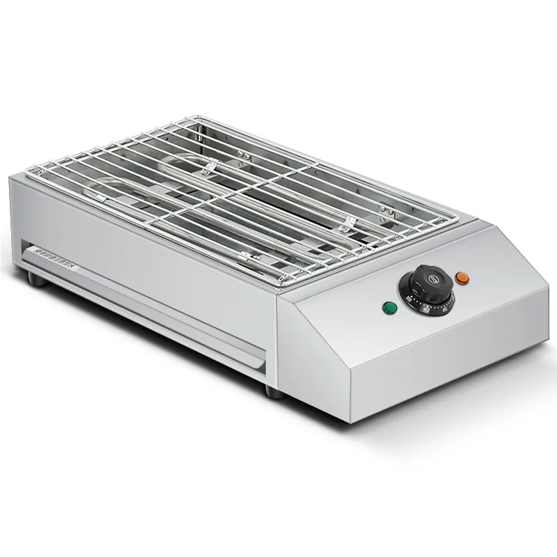

Commercial multi-functional electric oven smokeless electric oven stainless steel commercial oven kebab machine burning