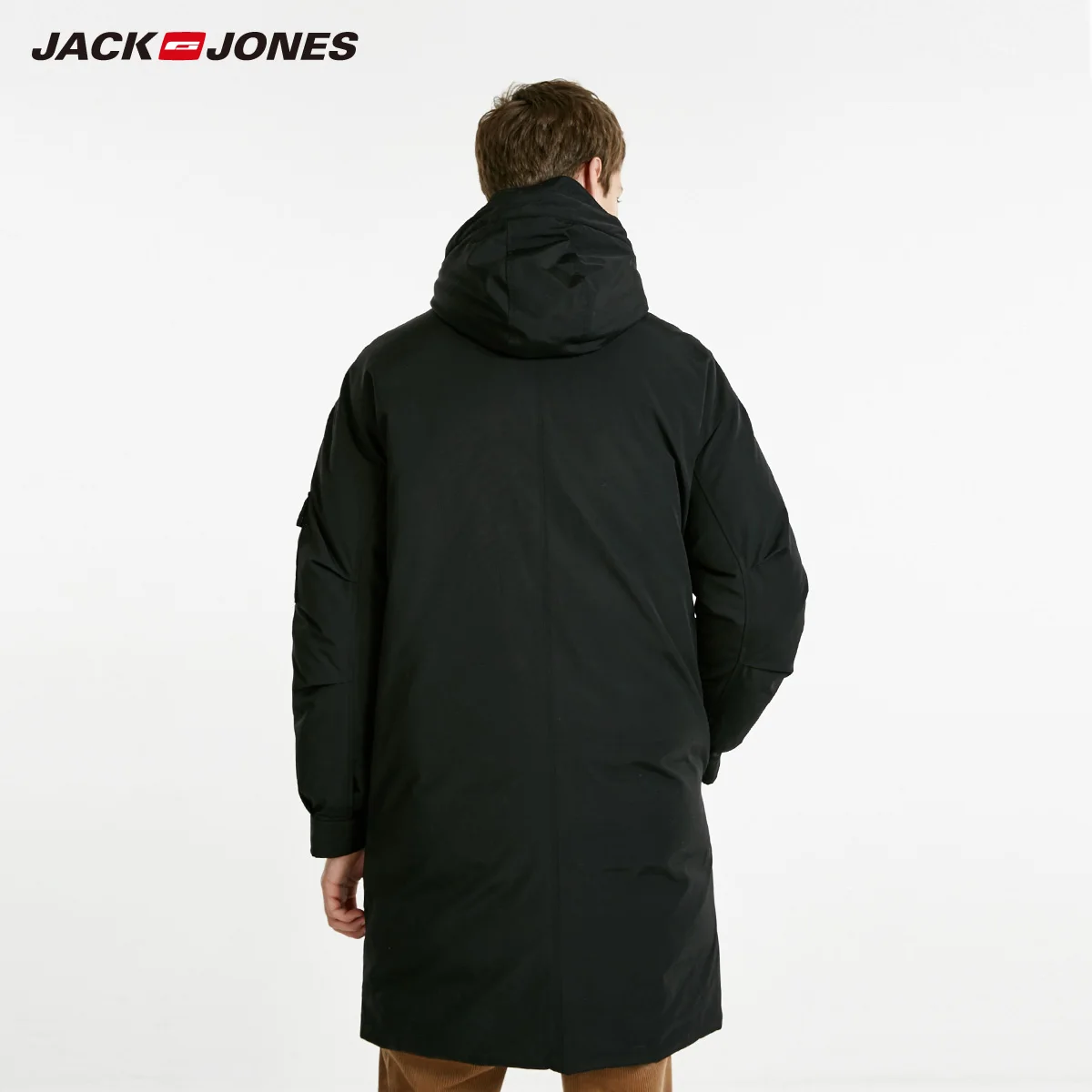 JackJones мужская зимняя куртка с капюшоном средней длины | 218412548