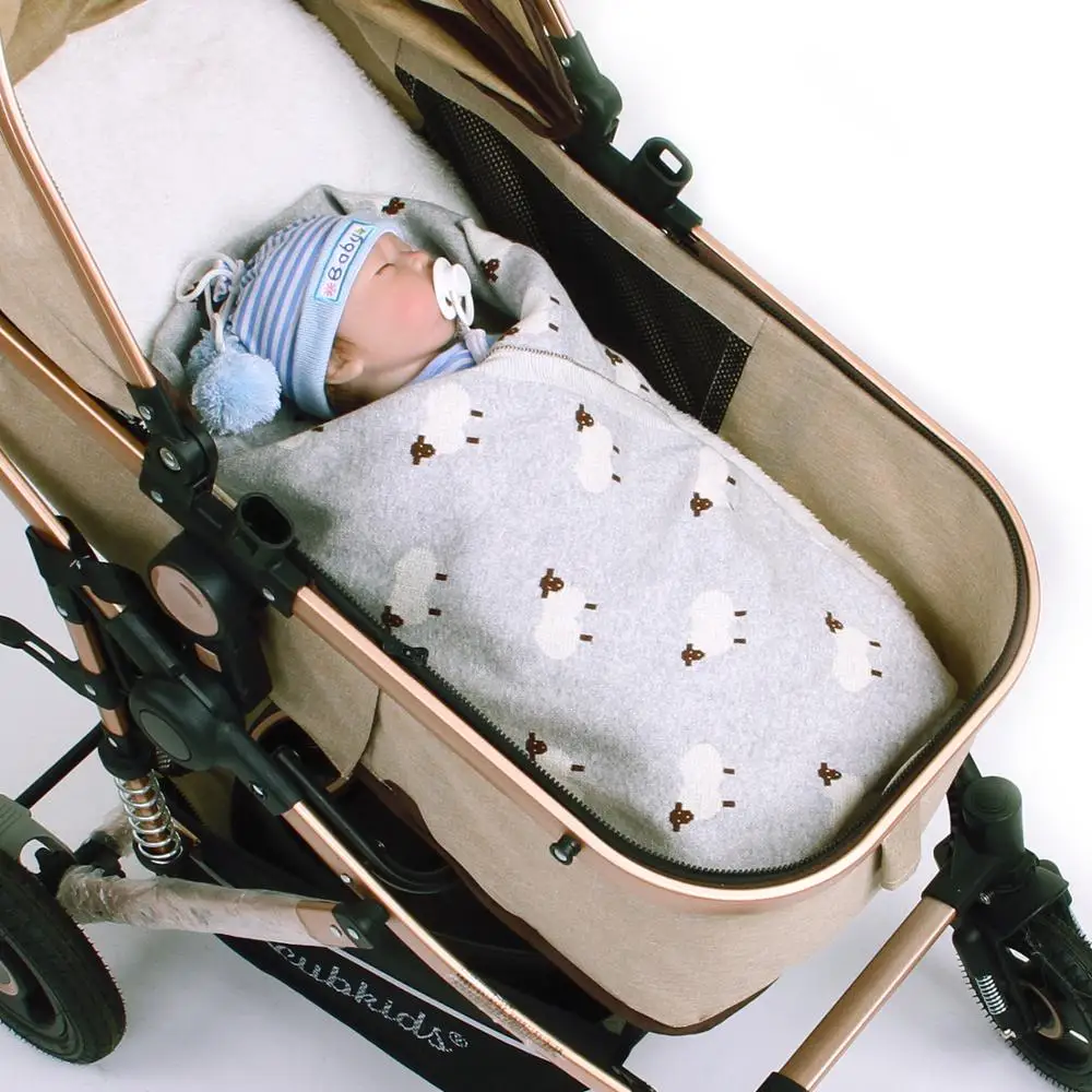 Детское одеяло s для новорожденных Bebes пеленка с рисунком Одеяло Мягкое хлопковое Вязаное детское белье для коляски 100*80 см одеяла