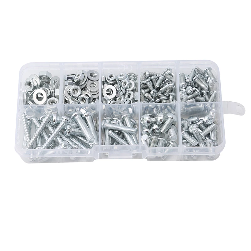 Набор винтов с шестигранным углублением из нержавеющей стали|Наборы гаек и