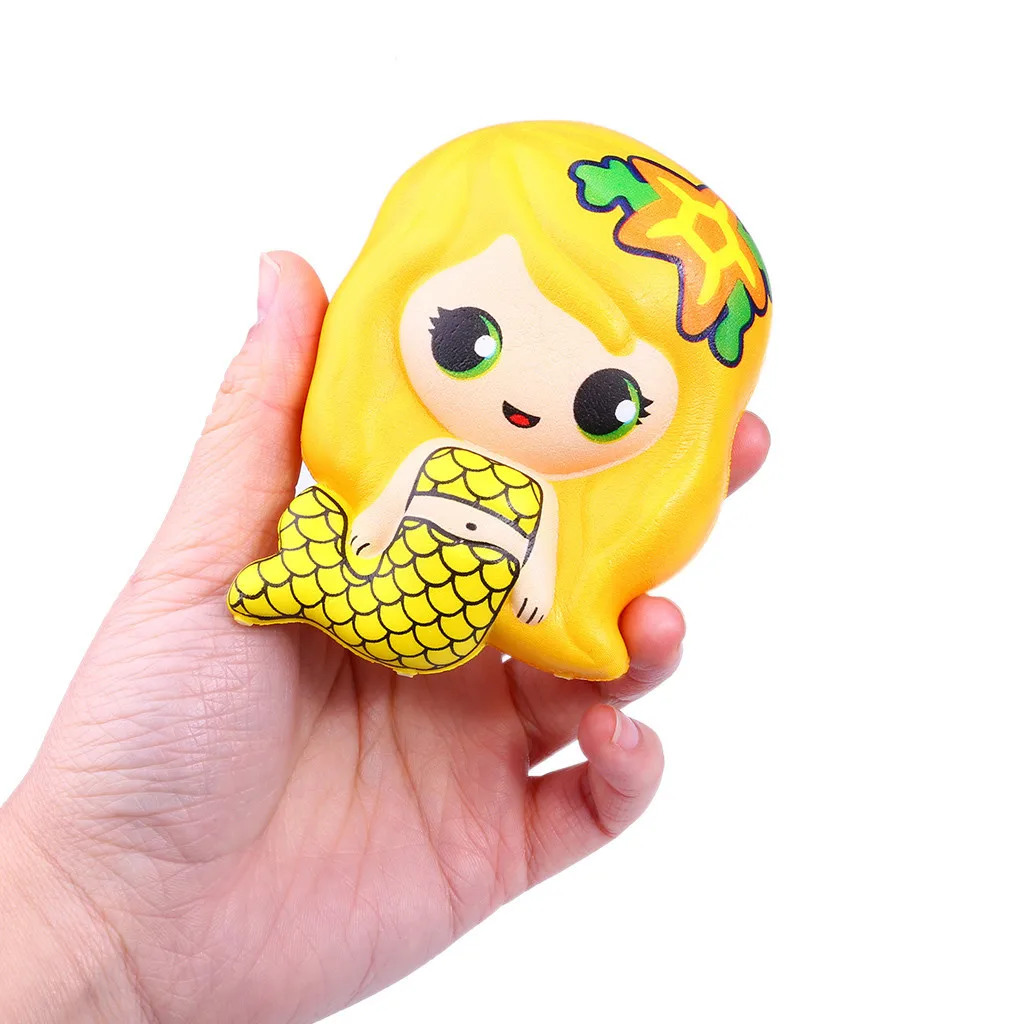 Восхитительная Русалка медленно поднимающаяся сжимающая игрушка для снятия