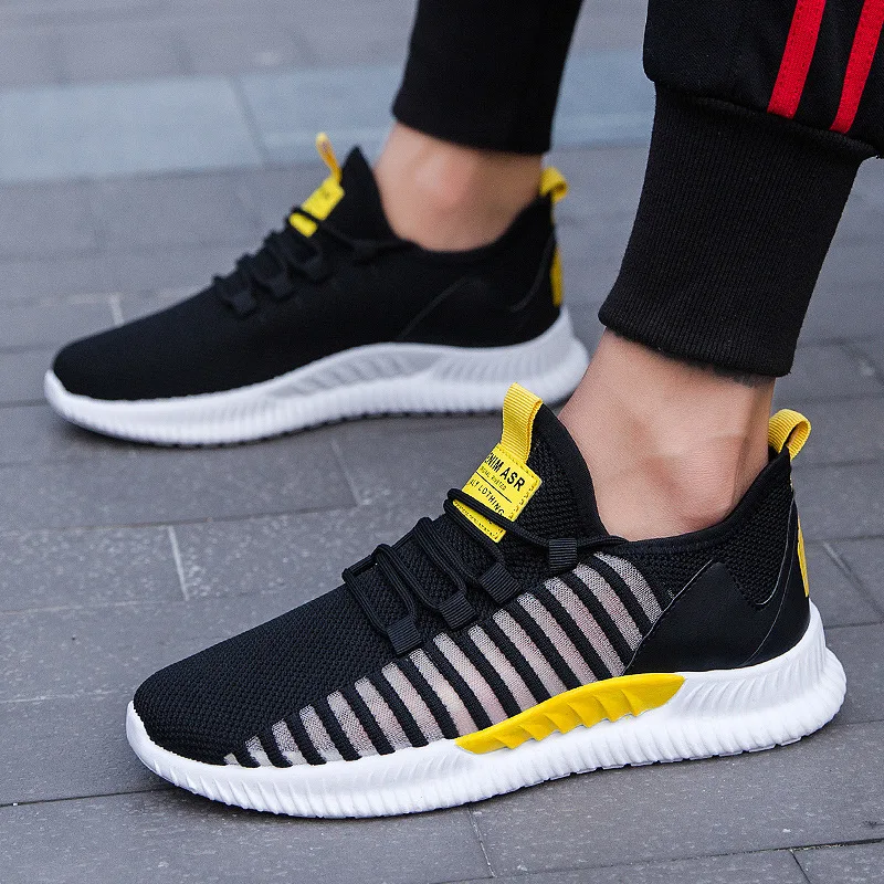 

Running Shoes For Men Sneakers Men Sport Mesh Breathable Vulcanized shoes Summer Barefoot Gym Shoe Male Shoes