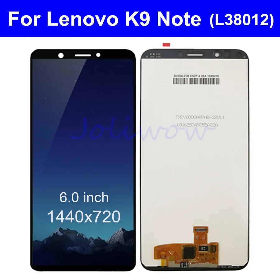 6 0 &quotдля Lenovo K9 Note L38012 ЖК дисплей сенсорный экран дигитайзер сборка для NOTE