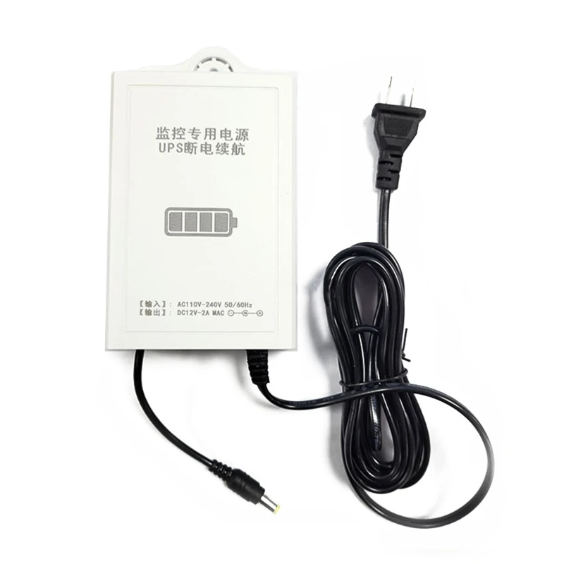 12V-2A источник бесперебойного питания мини-аккумулятор для резервного