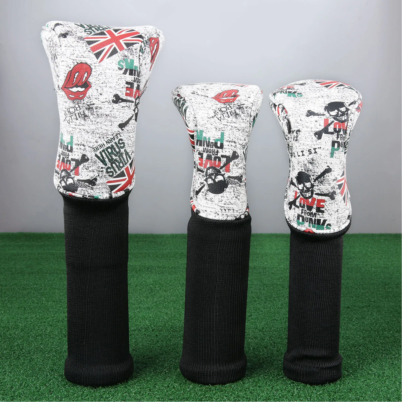 3 шт. Для мужчин женщин в виде британского флага для игры гольф клуб головные