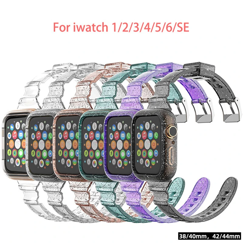 Силиконовый ремешок для Apple watch 6 band iWatch series SE 5 4 3 38 мм 42 спортивный силиконовый