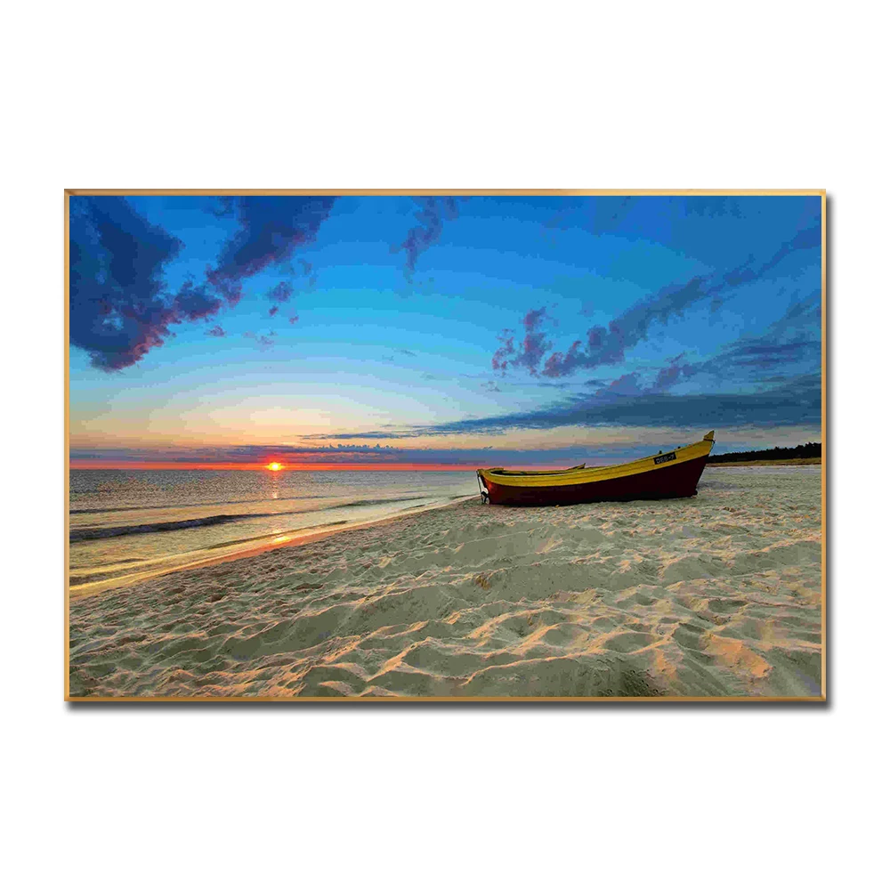 Морской пейзаж тропический закат Настенная картина гостиная кухня ванная