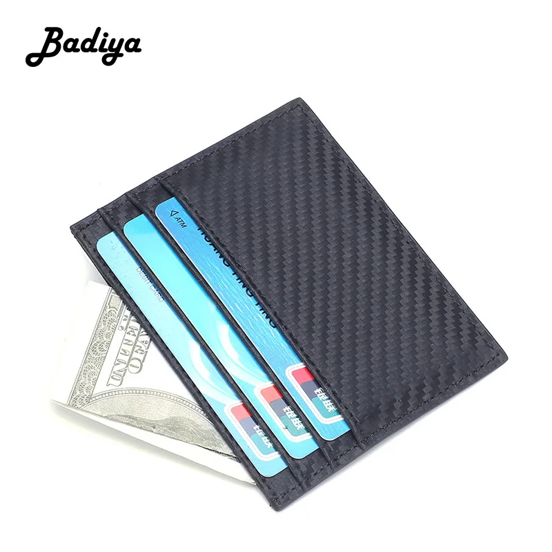 Мужской кошелек из натуральной кожи RFID модный мини короткий тонкий портмоне