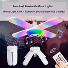RGB-лампа Светодиодная Складная с Bluetooth, E27, 50 Вт