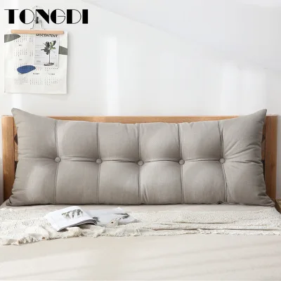 TONGDI домашняя мягкая большая подушка задняя длинная замшевая эластичная спинка
