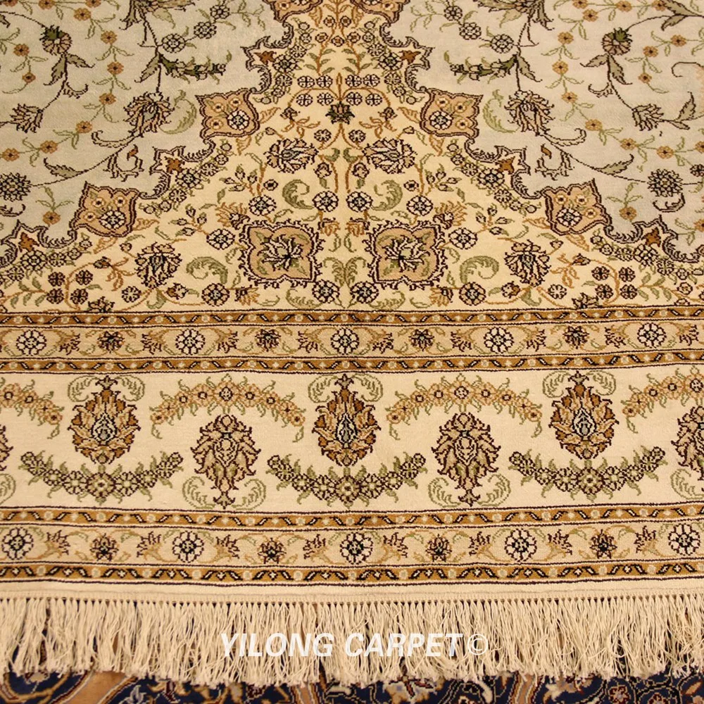 YILONG 5 'x 8' элегантный ручной персидский шелковый ковер кашмир мебель домашний