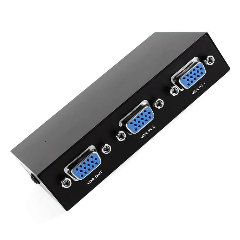 2 in 1 Out Port 15 Pin Female VGA Switch for PC TV Monitor | Обустройство дома